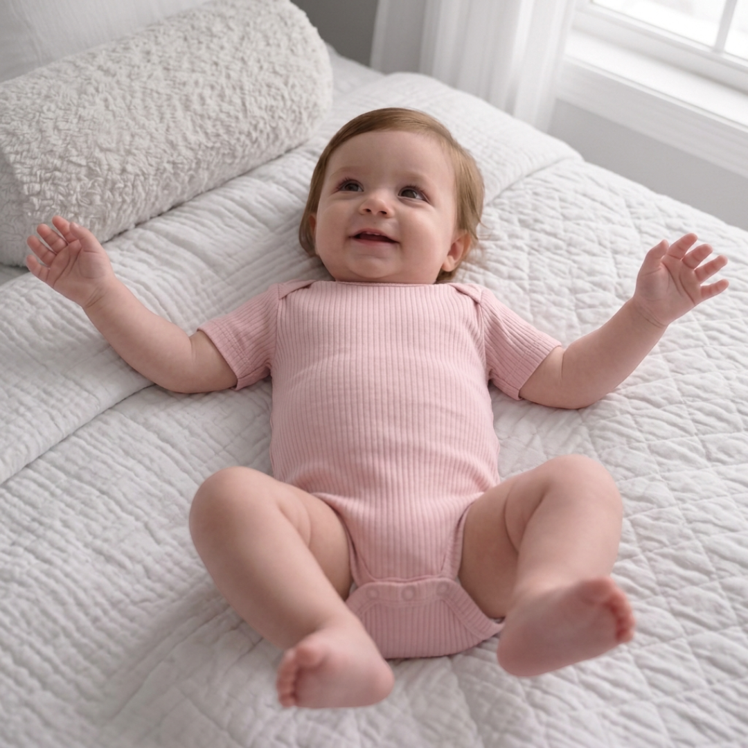 Short Sleeve Rib Bodysuit