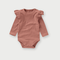 Fleur Long Sleeve Rib Bodysuit