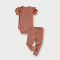 BOGO - Fleur Short Sleeve Rib Set