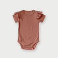 Fleur Short Sleeve Rib Bodysuit