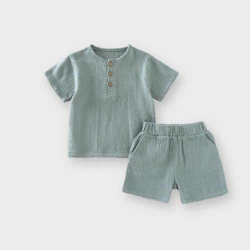 BOGO - Muslin Henley Set