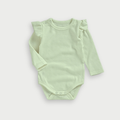 Fleur Long Sleeve Rib Bodysuit