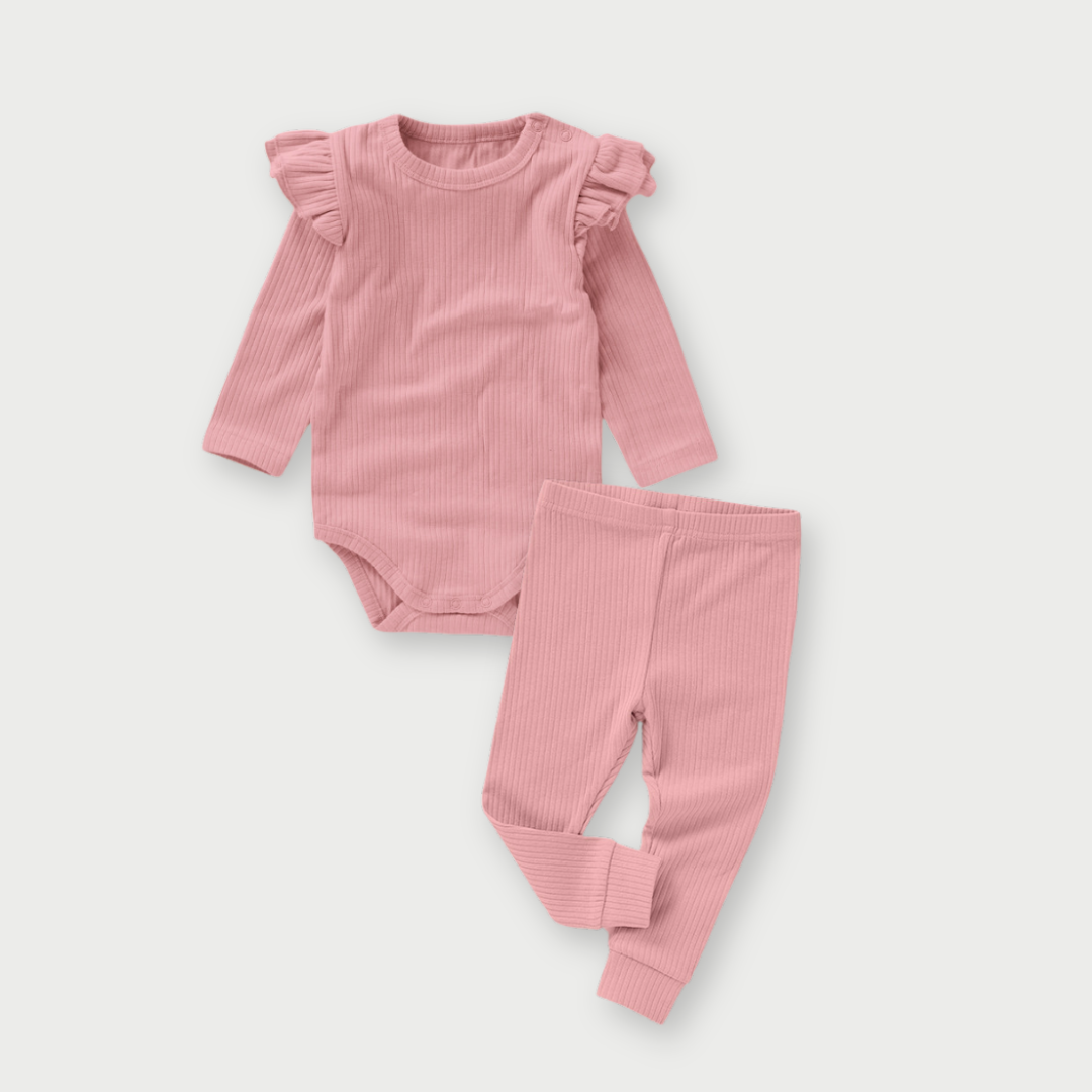 BOGO - Fleur Long Sleeve Rib Set