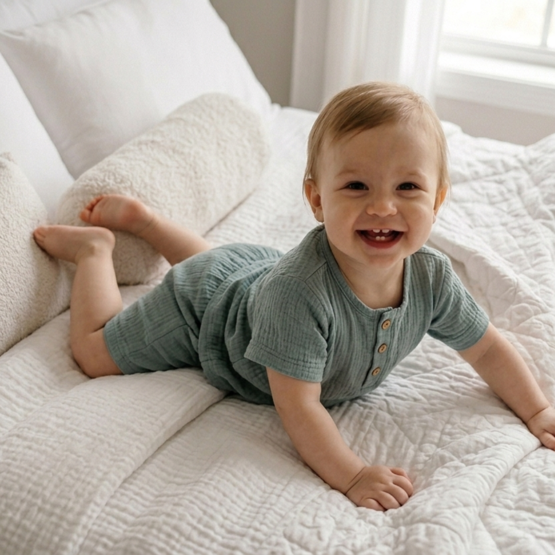BOGO - Muslin Henley Set