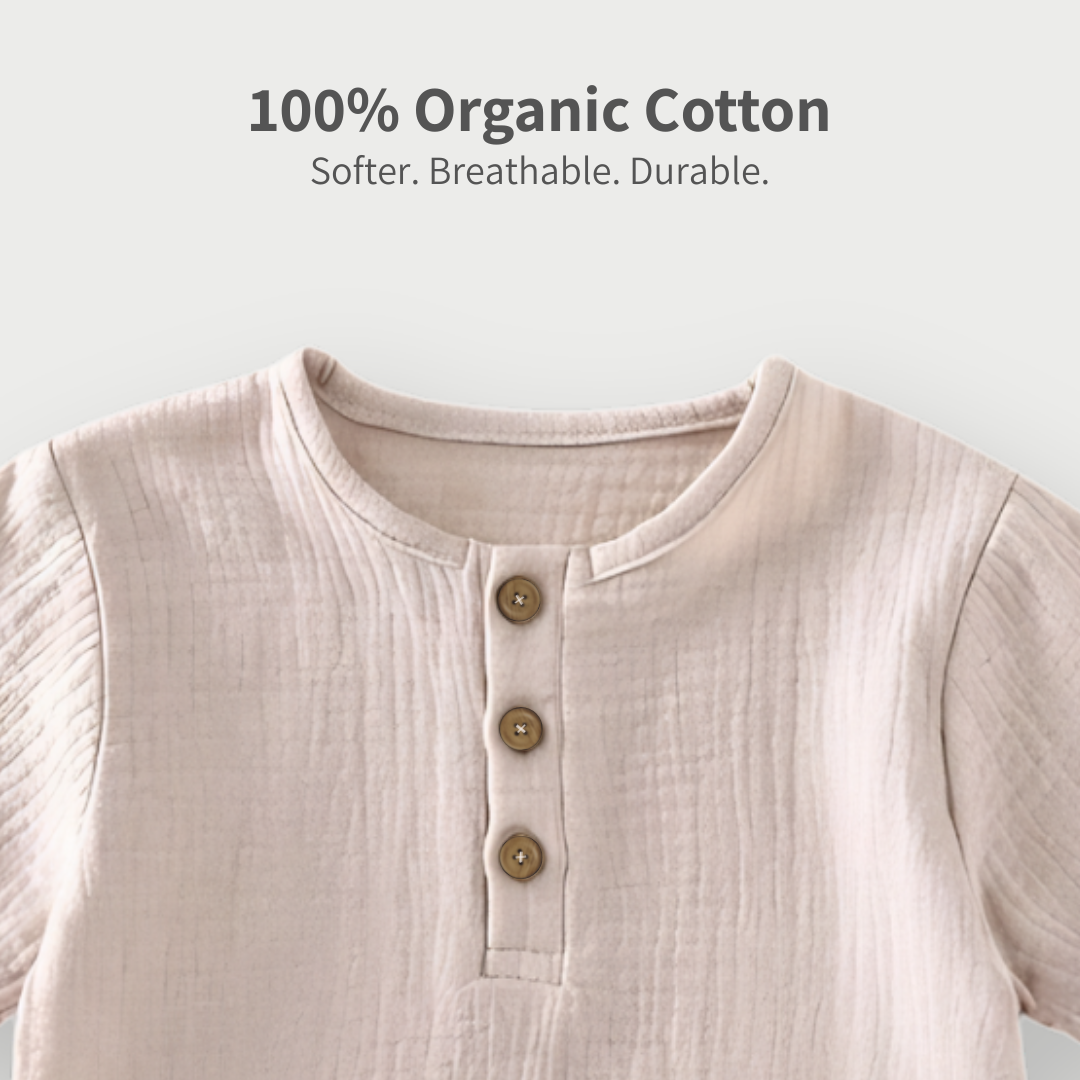 BOGO - Muslin Henley Set