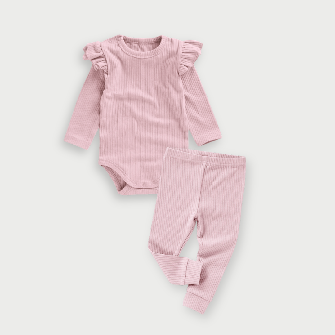 BOGO - Fleur Long Sleeve Rib Set