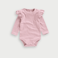Fleur Long Sleeve Rib Bodysuit