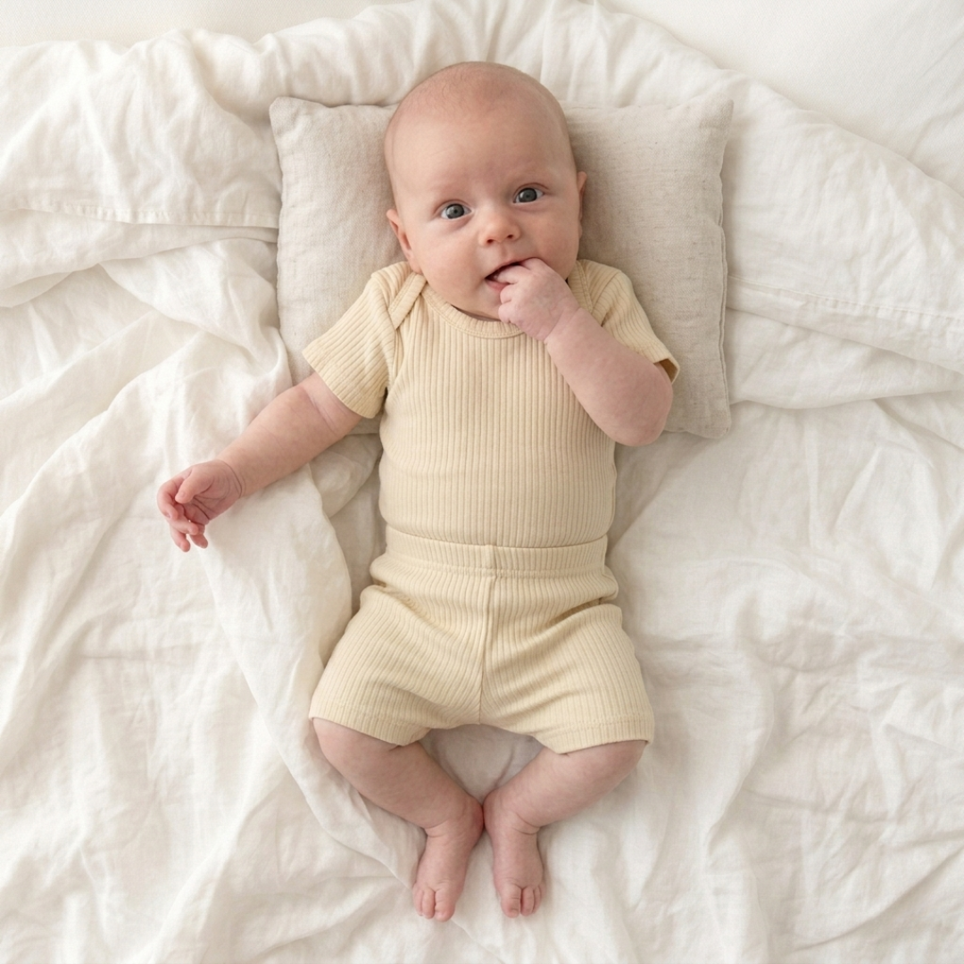 Short Sleeve Rib Bodysuit