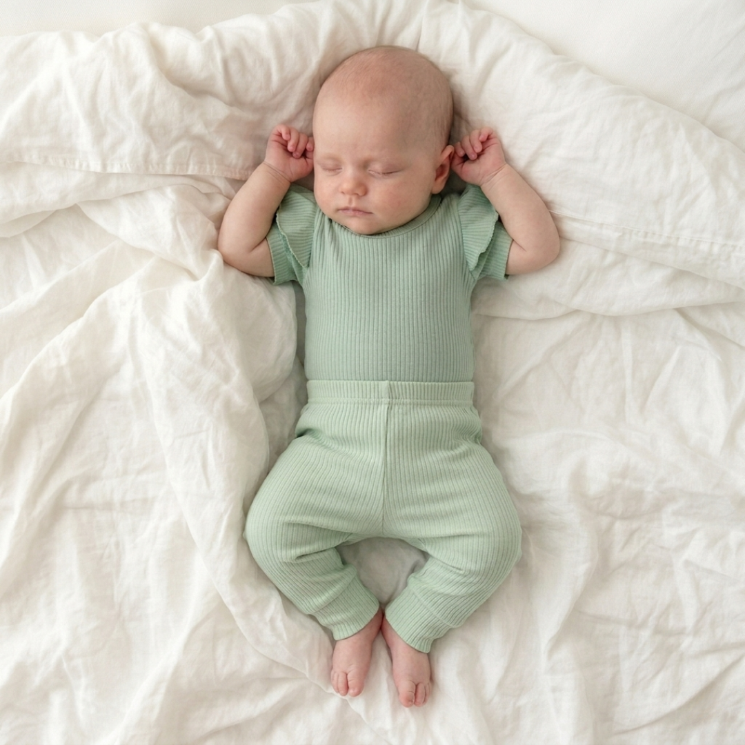 BOGO - Fleur Short Sleeve Rib Set
